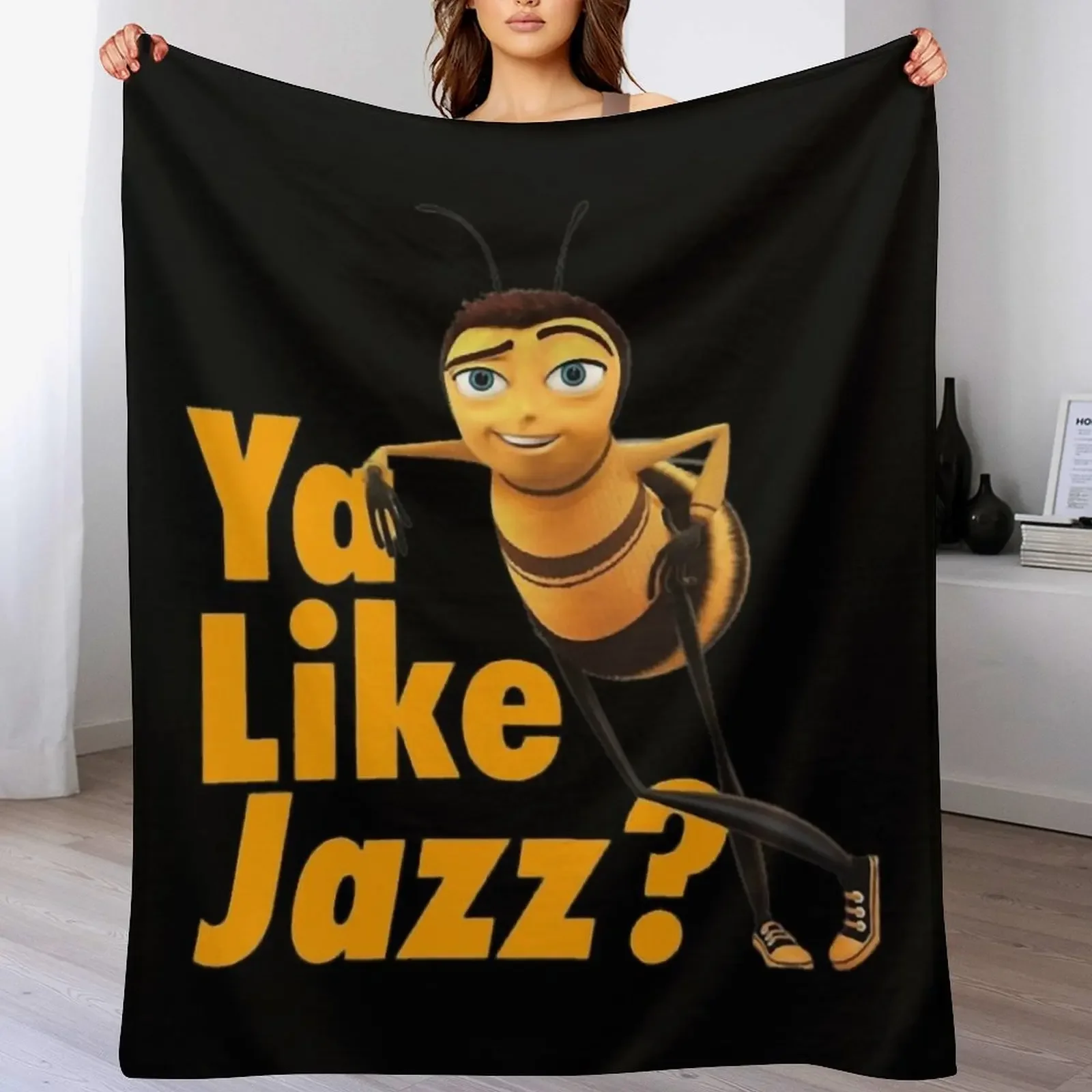 

Bee movie ya like jazz Throw Blanket Quilt Stuffeds Soft Beds Decorative Sofas Blankets