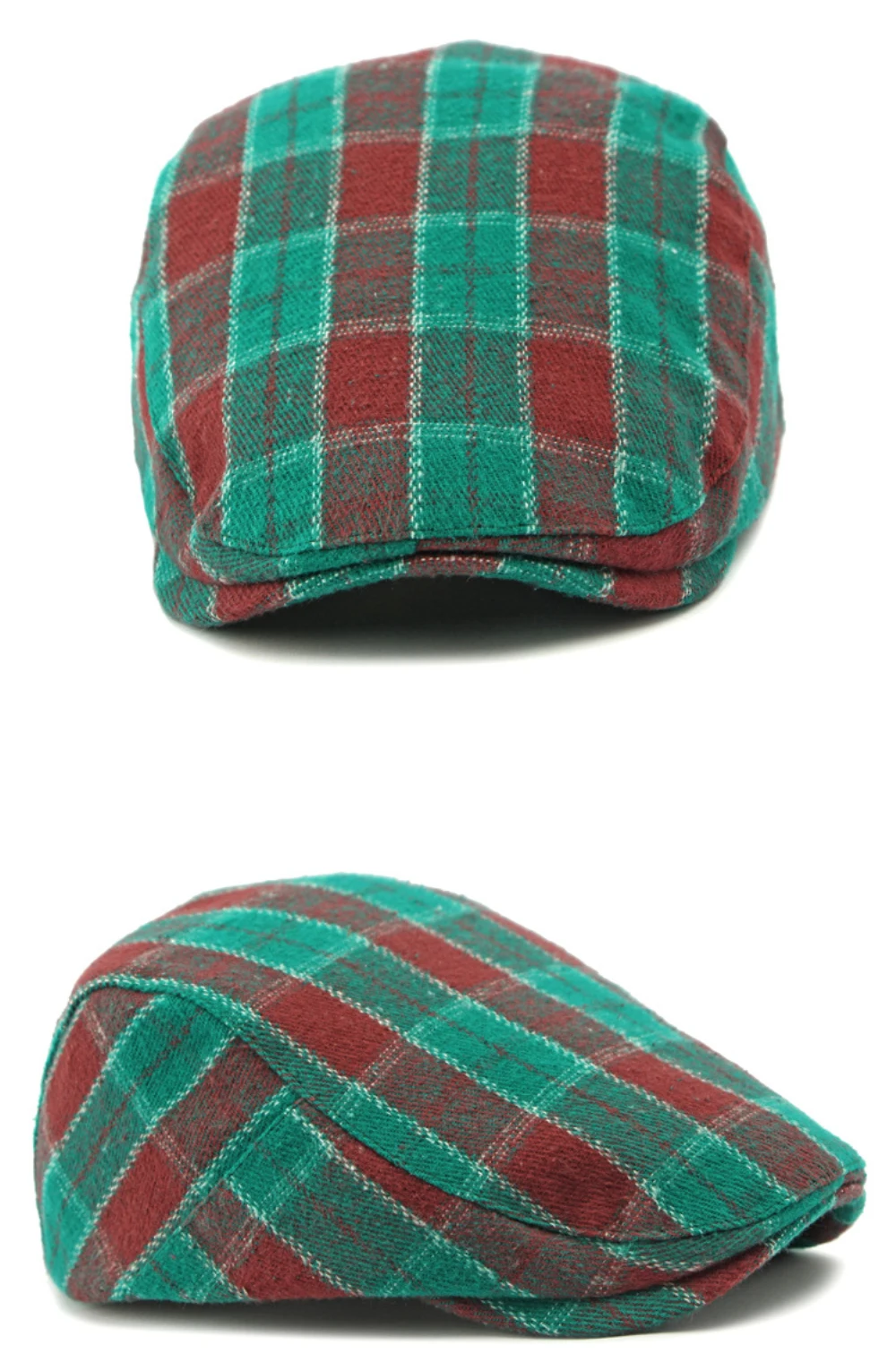 HT4947 Berets Neue Herbst Winter Caps für Männer Frauen Plaid Künstler Maler Baskenmütze Hut Männlich Weiblich Ivy Flache Kappe Einstellbare Baskenmütze Kappen – Detail 8