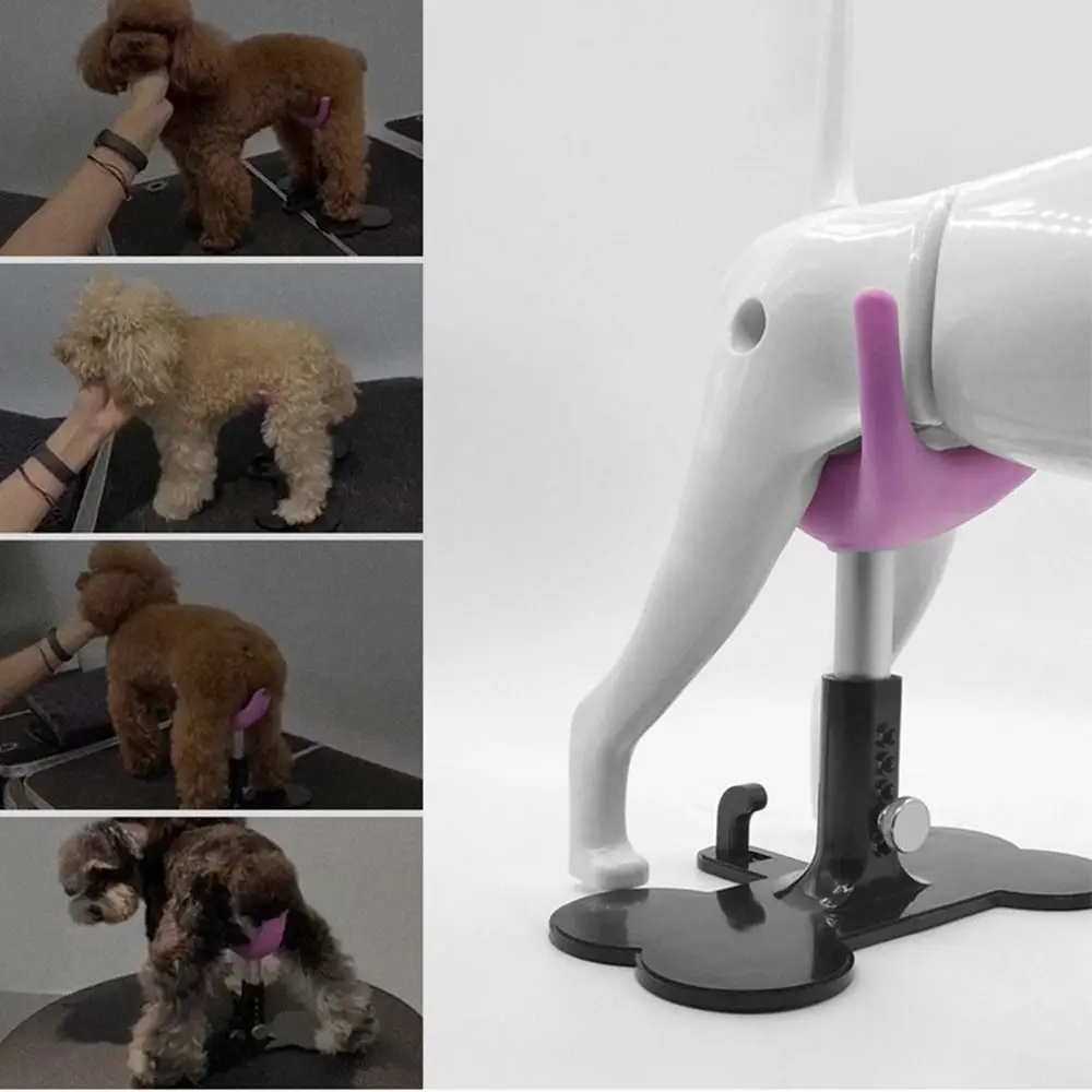 Silica Gel Soft Dog Assisted Standing Support Adjustable Easy To Install Dog Grooming Stand Comfortable Rotate