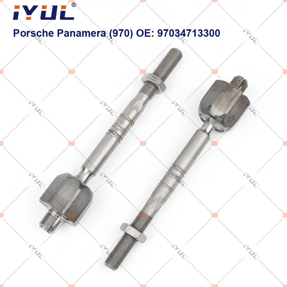 A Pair Front Axle Inner Steering Tie Rod Ends Ball Joint For Porsche Panamera 970 3.6 4.8 4S 4.8 Turbo S 97034713300