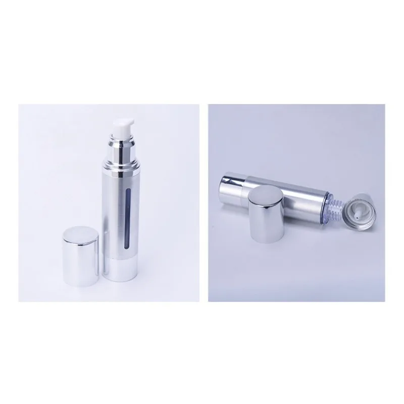 

Factory Supply Gold Electroplated Aluminum Cosmetic Packaging | Customizable Airless Pump & Spray Bottles