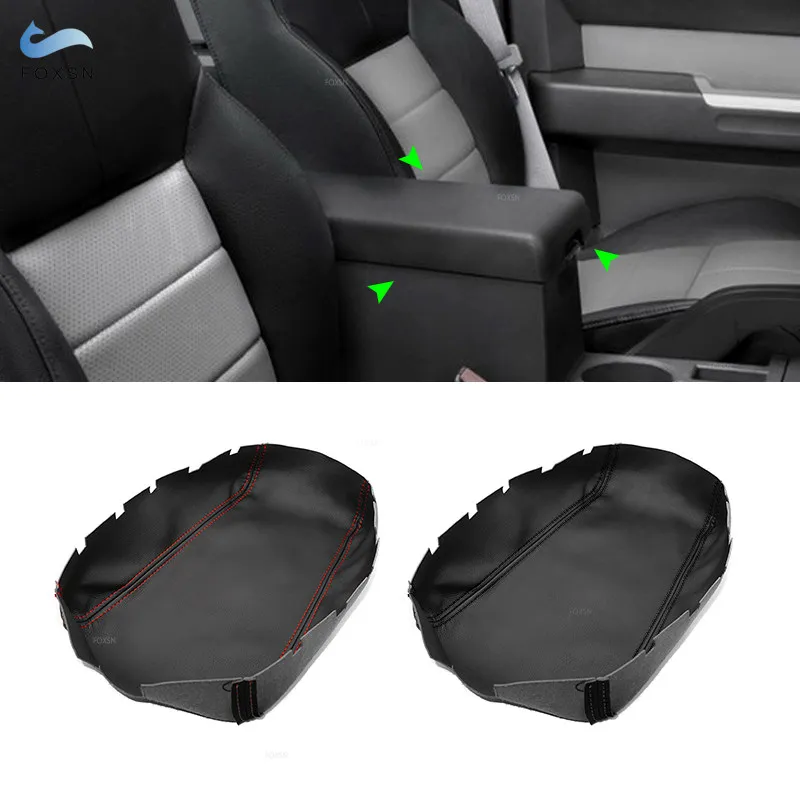 For Dodge Nitro 2007 2008 2009 2010 2011 Car Interior Center Console Lid Armrest Box Microfiber Leather Cover