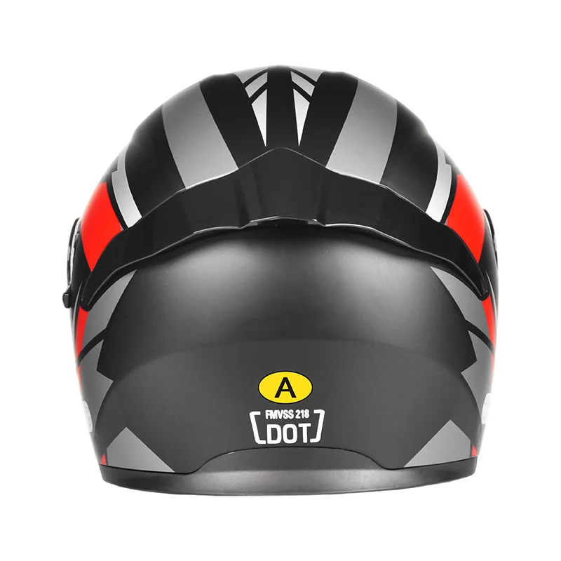 Hot Sale DOT Motorcycle Helmets Dual Visor Open Face Helmet Safety Riding Cotton Lined Comfortable Lining Helmet AD Factory