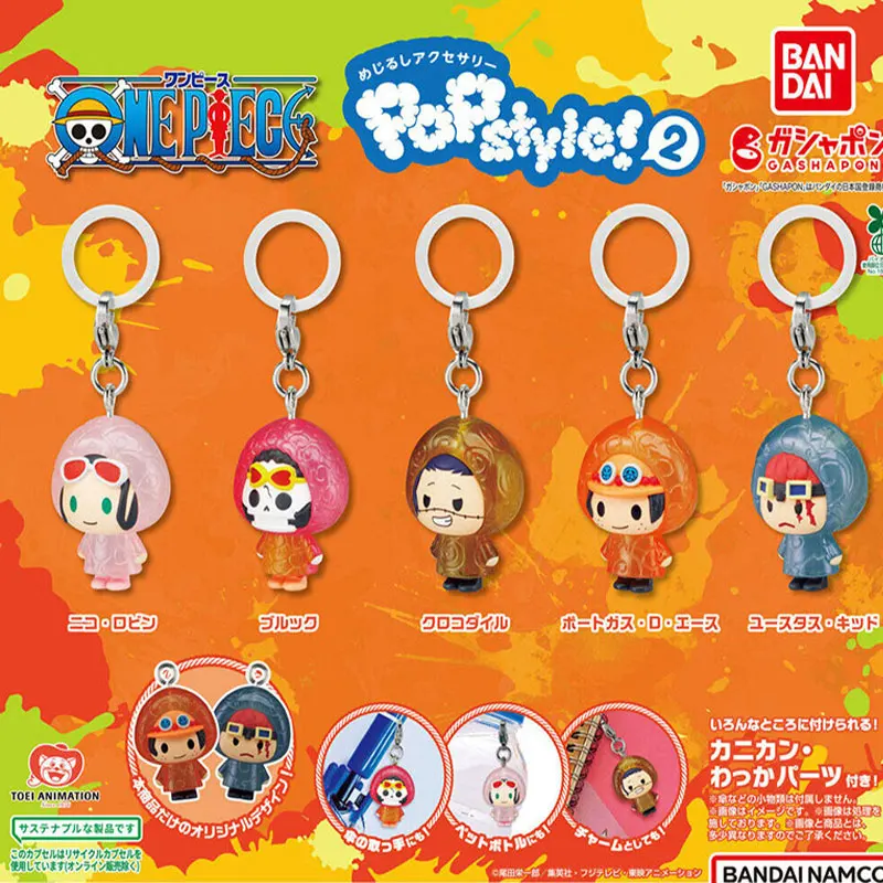 Bandai Gashapon One Piece Devil Fruit Marker Charm Vol.2 Chibi Nico Robin Brook Crocodile Umbrella Official Anime Collectible