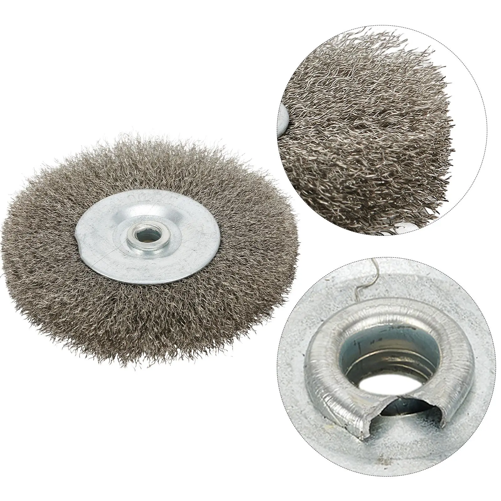 

3inch Steel Wire Wheel Brush For Angle Grinder Polishing Cleaning Paints Tools Crimped Wire Wheel Brush Abrasive Tools