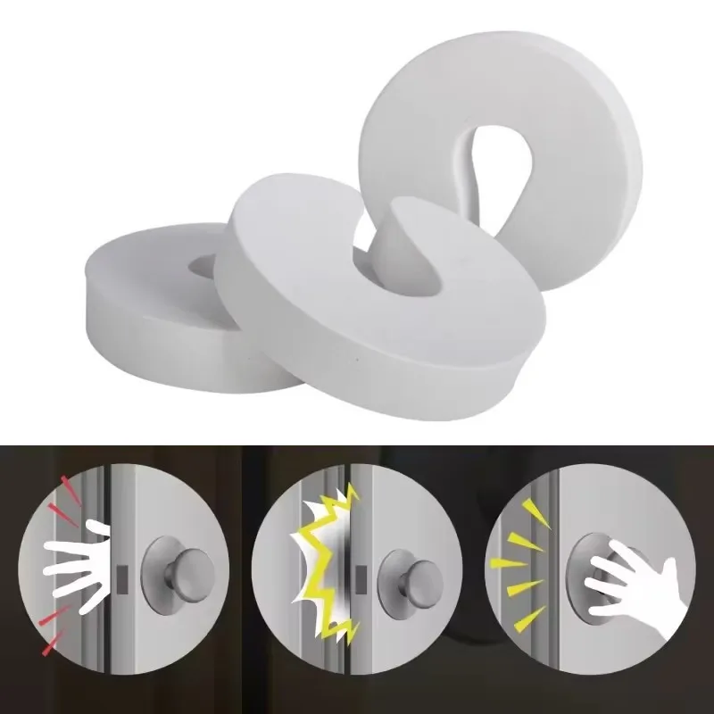 

4Pcs Baby Safety Door Stopper Newborn Furniture Protector Anti-pinch Hand Child Lock Finger Pinch Guard Proof Door Slam Stopper