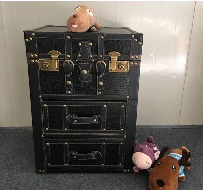 European retro local tyrant gold hotel club bedside table French neoclassical furniture local tyrant gold champagne gold bedside