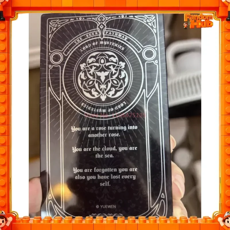 Genuíno senhor dos mistérios palhaço klein moretti anime merch caminho 9 seer para caminho 0 o tolo acrílico fluindo areia mahjong tijolo brinquedo