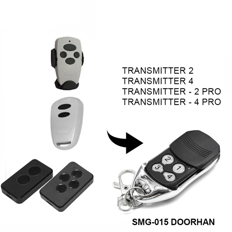 เข้ากันได้กับรีโมทคอนโทรล doorhan 433MHz Dynamic Code สำหรับ doorhan Transmitter 2 4 Pro