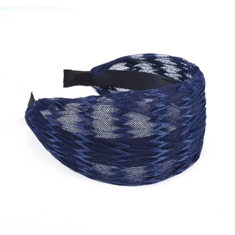 

Temperament Simple Headwear Wash Face Wide Edge Cloth Gift For Mom Korean Style Headband Women Hair Band with Toothed Hair Hoop