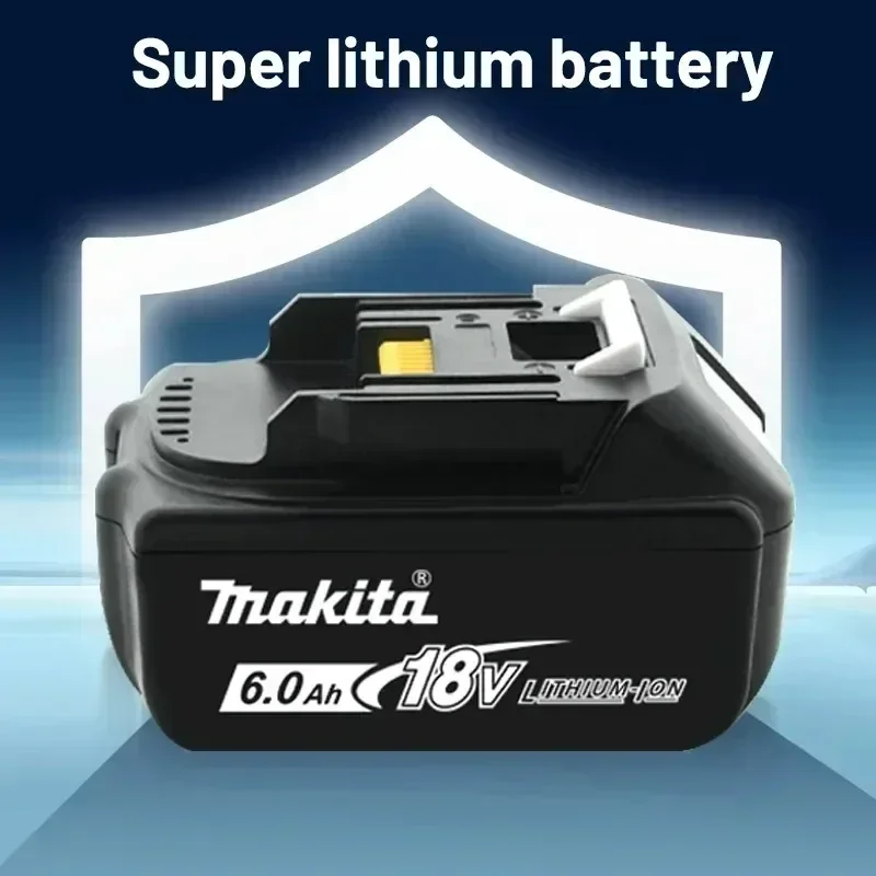 100% Original Makita 18V 6.0Ah แบตเตอรี่ชาร์จสําหรับ Makita BL1830 BL1830B BL1840 BL1840B BL1850 BL1850B เครื่องมือแบตเตอรี่