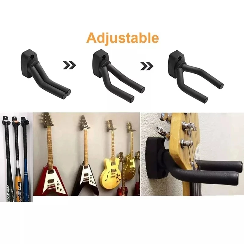 1/2/4 Pcs Guitar Holder Wall Mount Hook for Electric Acoustic Guitars Strings Guitar Pick Guitar Picks Guitar Stand Guitar Parts