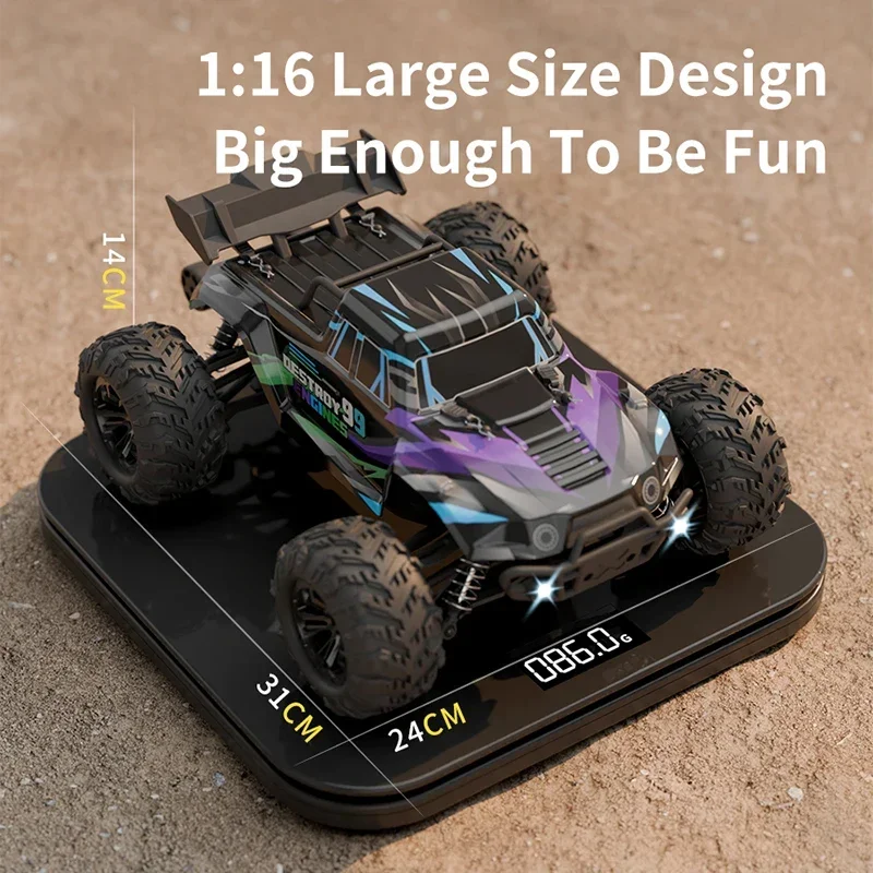 Cool Stuff Toy Car Funny Gift-40km/h High-speed 4WD Rc Truck,1:16 Climbing Off-road Rc Cars,Remote Control Car Toy,Toys for Boys