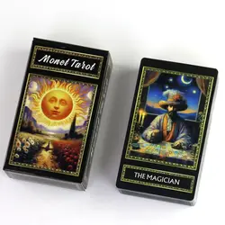Monet Tarot Deck 78 Tarot Cards Oracle Divination Wisdom 10.3*6cm