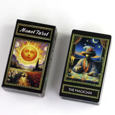 Monet Tarot Deck 78 Tarot Cards Oracle Divination Wisdom 10.3*6cm