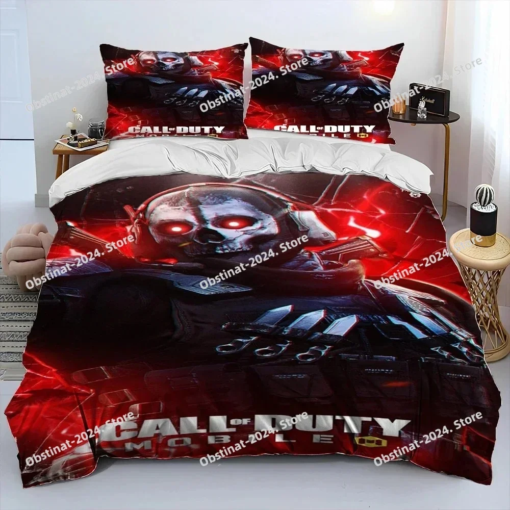 

3D Print COD Game Call of Duty Gamer Printed Bed Set Duvet Cover Pillowcase Bedding Set Bed Linen Sheet Quilt Cover Full Size