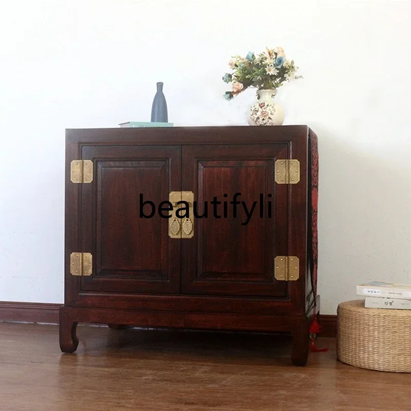 6239Camphor Wood Wedding Box Solid Wood Document Storage Antique Camphor Wood Calligraphy and Painting Collection Box