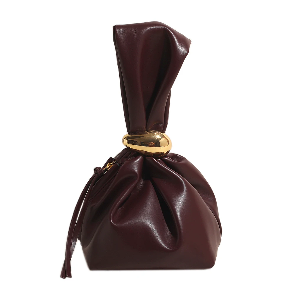 المرأة بولي PU العصرية حمل حقيبة سعة كبيرة مصمم حقيبة يد سستة إغلاق أنيق السوار حقيبة يد المحمولة مترهل المحفظة