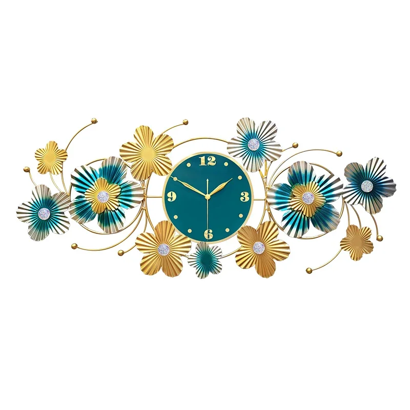 

3D Flower Wall clock Wall stickers modern design Home decor wall digital clock Living room decoration my melody clock mechanism