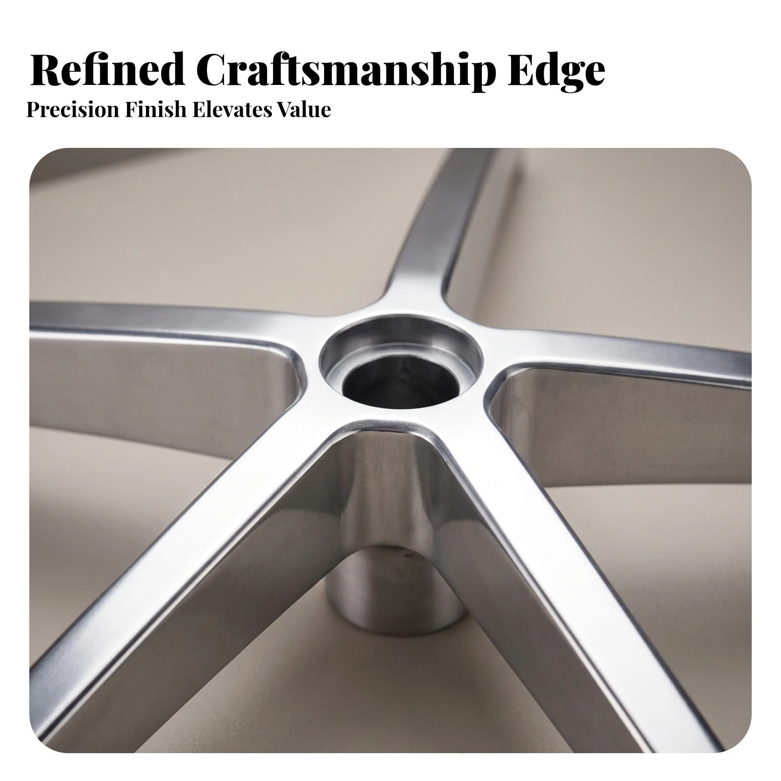 Easy Install Swivel Chair Base Modern Furniture Hardware Seat Support Simple Five-Claw Chair Base