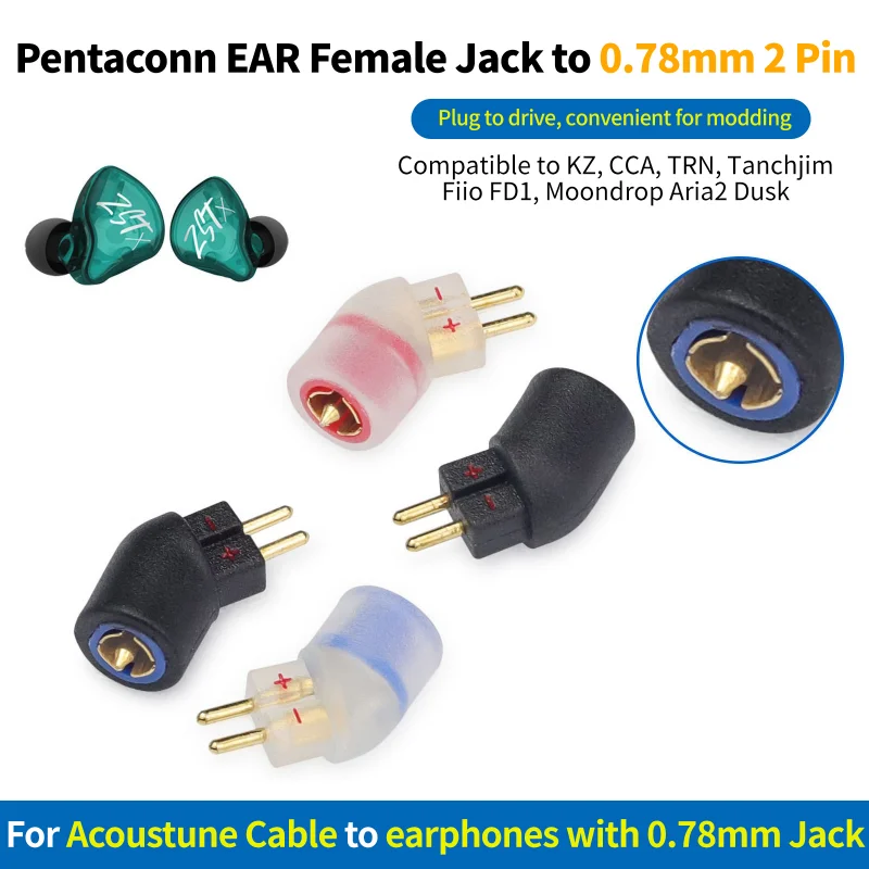 

Pentaconn EAR 2 Pin Pentaconn EAR 2Pin Pentaconn EAR Adapter Pentaconn EAR Adaptor Pentaconn EAR to 0.78mm 0.78 to Pentaconn EAR