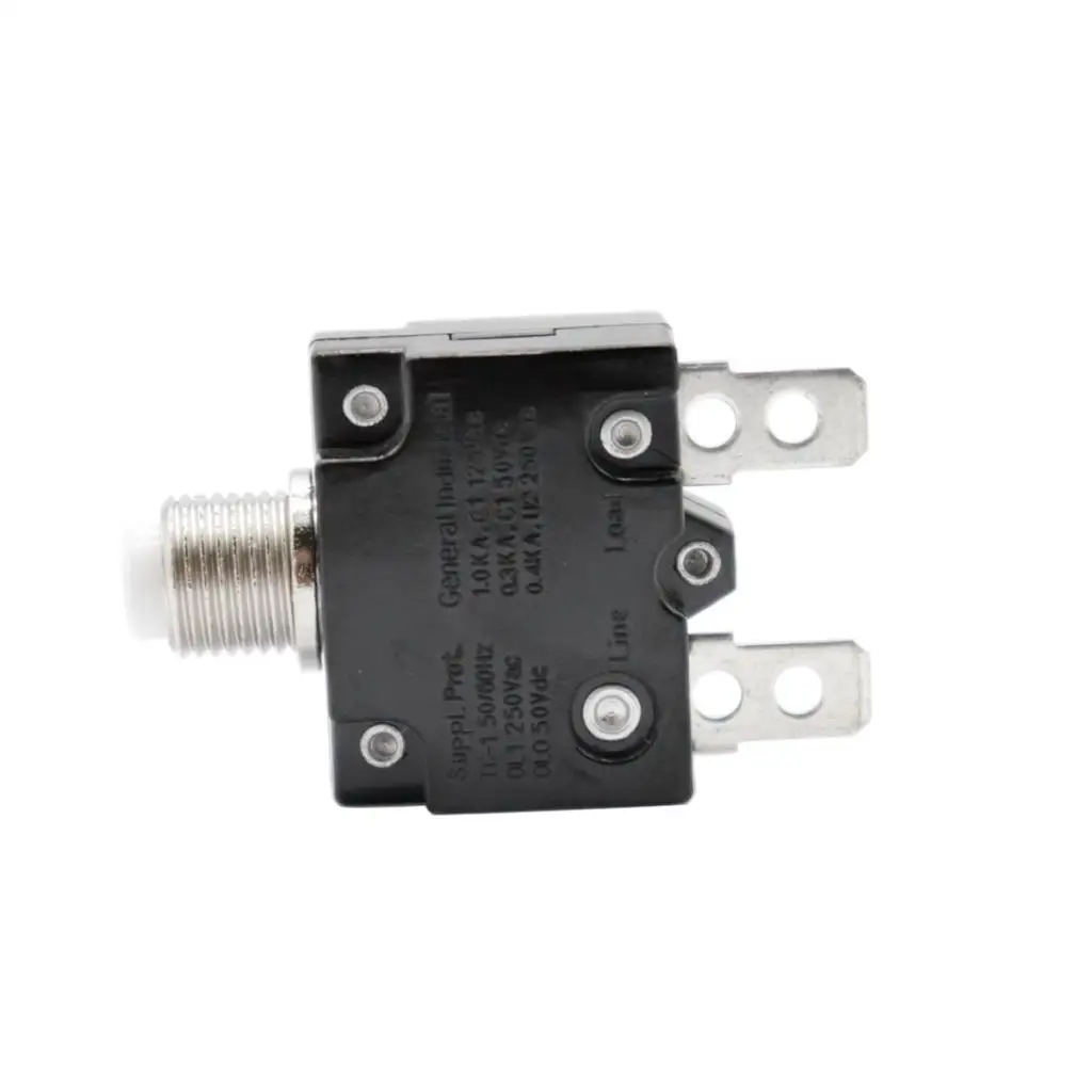 Resettable Panel Mount Circuit Breaker High Sensitivity Fuse Holder for Industrial Car Electrical Safety
