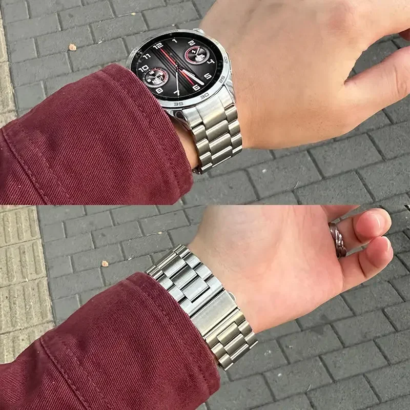 No Gaps Official Wristband For Huawei Watch GT5/4 46mm Original Replaceable Bracelet Belt For Huawei GT4 Metal Strap Accessories