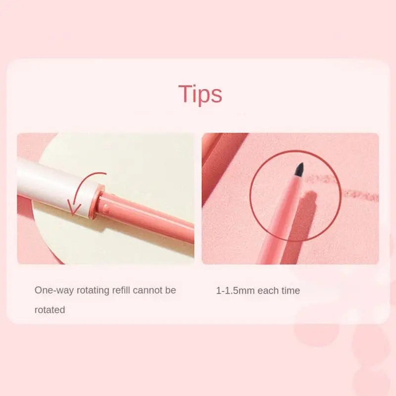 Lápiz de Gel delineador de ojos Delgado, delineador de ojos Delgado, resistente al agua, sudor de larga duración, sin manchas, Pseudo vegano, lápiz de silueta para principiantes, 1/3/5 piezas