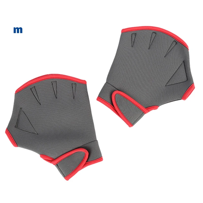 Top!-1 Pair Diving Gloves Snorkeling Swimming Neoprene Paddles Palm Webbed Scratch-Resistant Hand Guard