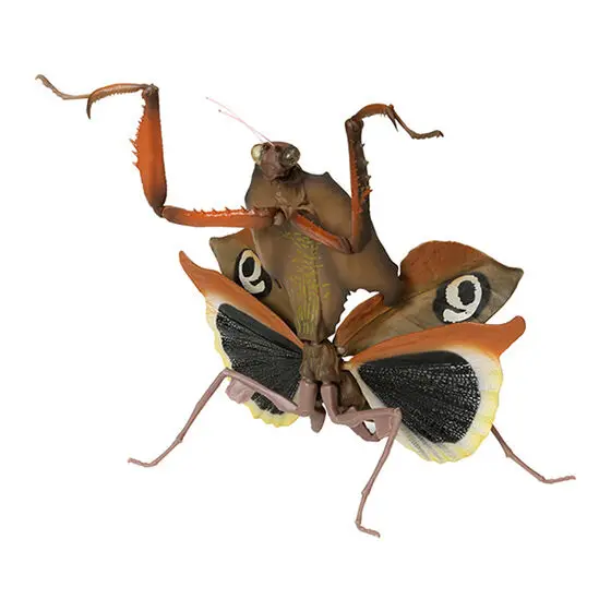 

GACHA Ecological Atlas FIGURE South American Mantis Deroplatys Desiccata Simulate Insect Joint Mobility ACTION Figure Model Toys