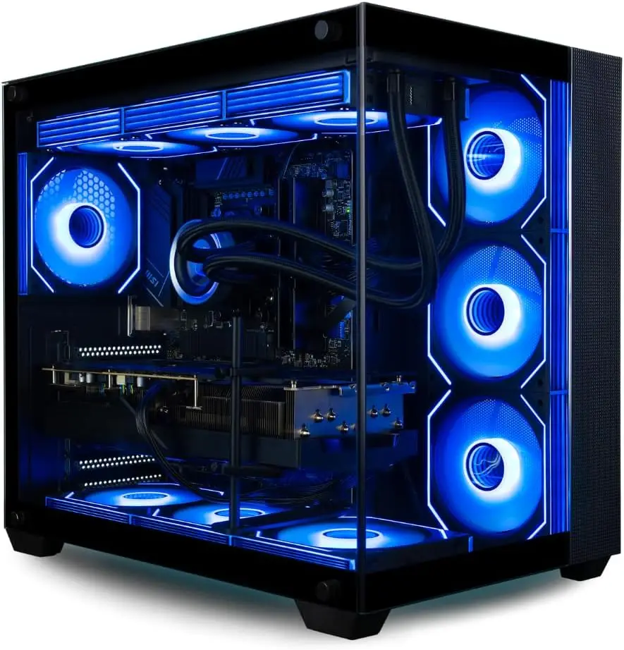 

Panorama XL RTX 5080, Ryzen 9 9950X3D, 32GB DDR5 RAM, 2TB Gen4 SSD, 360mm Liquid Cooled Gaming Desktop PC w/Windows 11 Pro