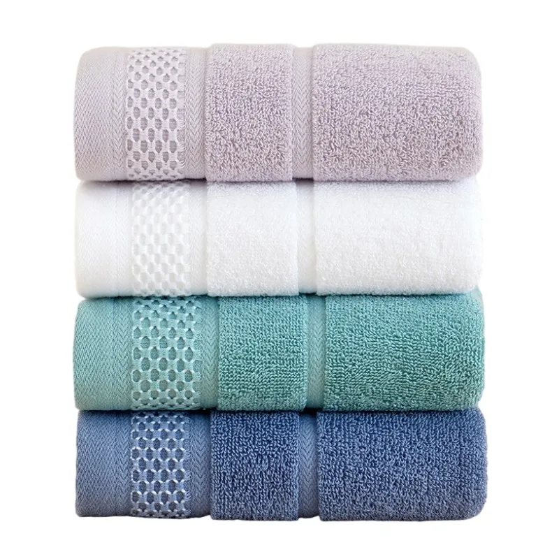 1/4/6PCS Cotton Bathroom Towel Set - Adult Soft Absorbent Towels Large Beach & Hotel Spa Face Towels for Home - Absorbent Quick