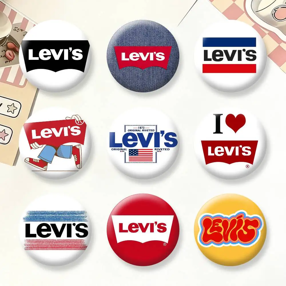 

L-Levis-s Brooches Cartoon Badge Pins Backpack Hat Accessories Friend Gift