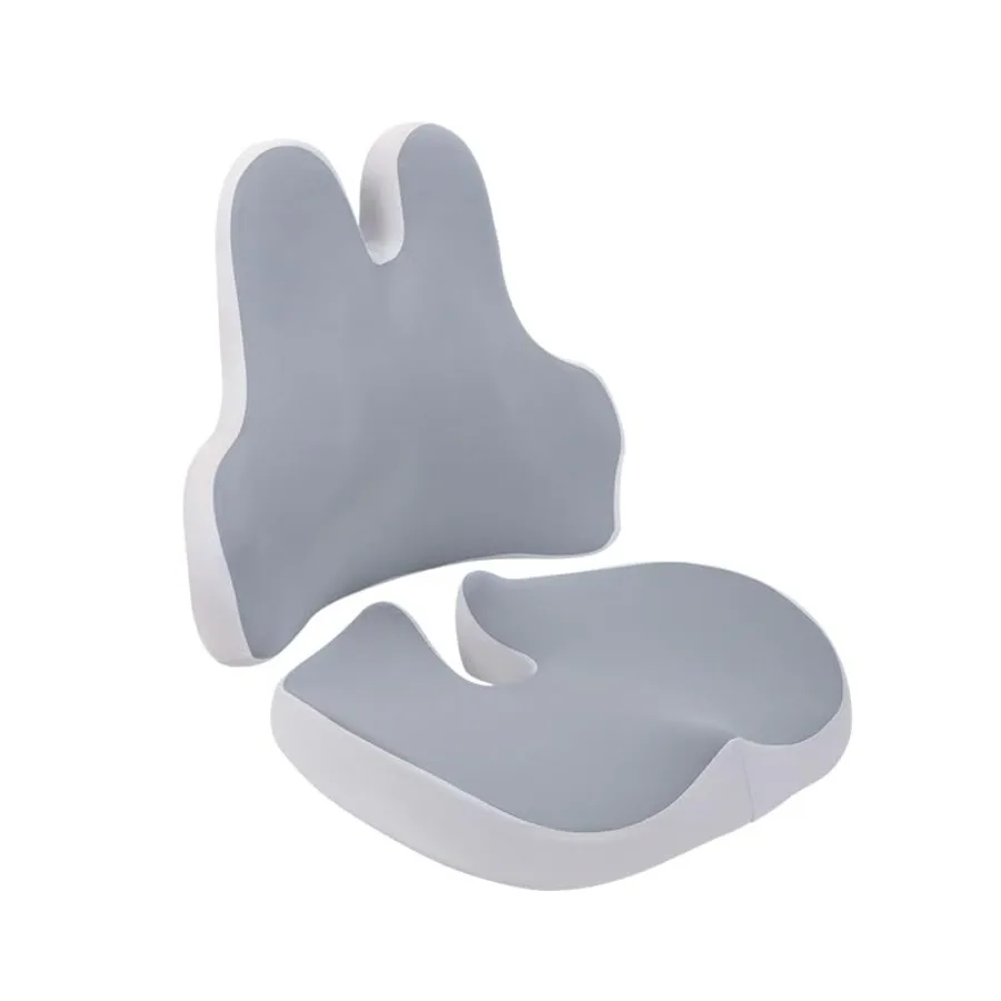 

Эргономичная подушка для офисного кресла с поясничной поддержкой и эффектом памяти для снятия боли при ишиасе, синяя, для автомобиля и рабочего стола