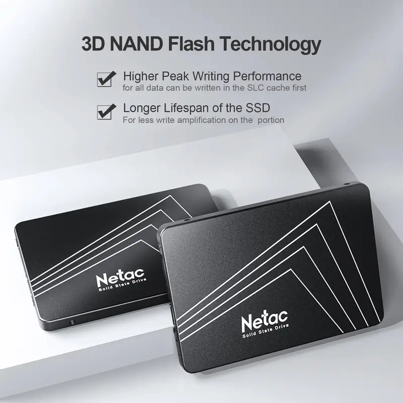 Netac SATA SSD Hard Drive 128GB 256GB 512GB 1TB 2TB SATA3 2.5Inch Disks Laptop Internal Hard Drive HDD Hard Disk for PC Laptop - Image 4