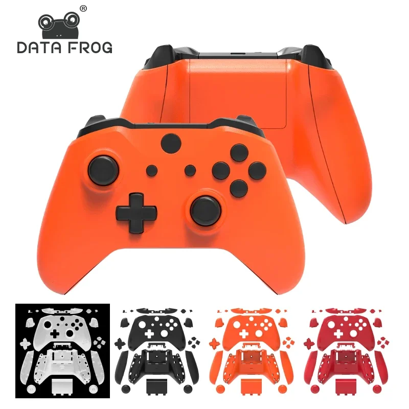 Data Frog Complete Controller Shell Kit For Xbox One Slim Gamepad Full Housing Case Cover Replacement Repair Parts