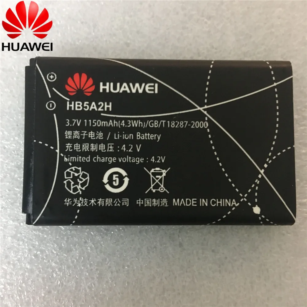 Original For Huawei HB5A2H phone battery For Huawei T-MOBILE PULSE MINI TAP U7510 U7519 E5220 8000 T550 U1860U3100 U7519 U8110