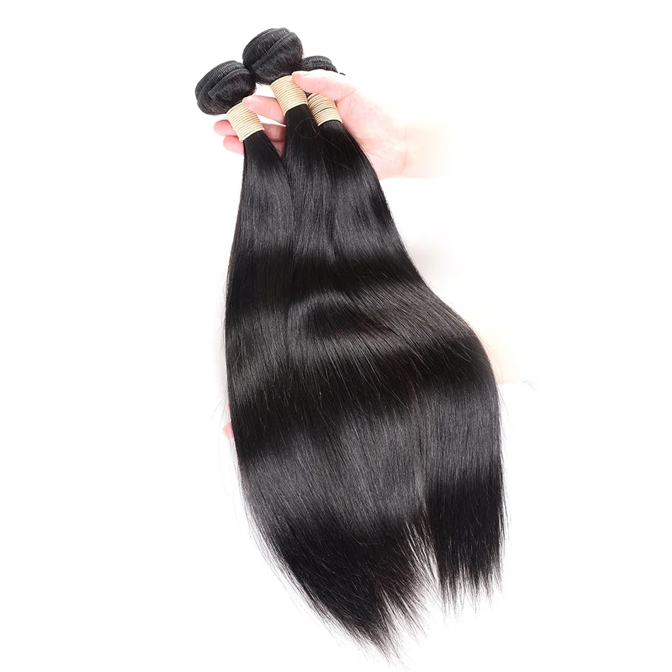 Bone Straight Human Hair Bundle Brazilian Human Hair 1/3 Bundle 12A Unprocessed Virgin Hair Remy Hair Extensions For Women