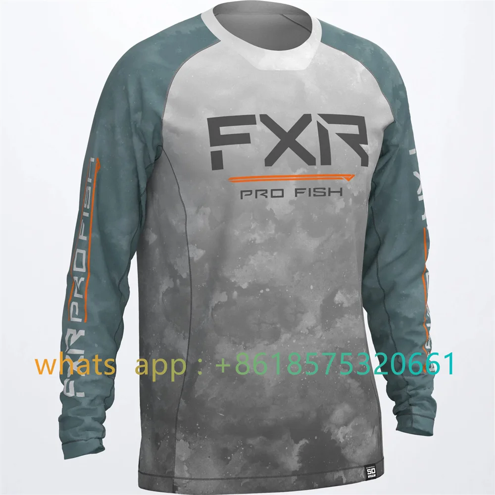

Performance Tops Men Outdoor Summer Fishing Clothing UPF 50 Fishing Shirt Long Sleeve UV Protection Fishing Clothing