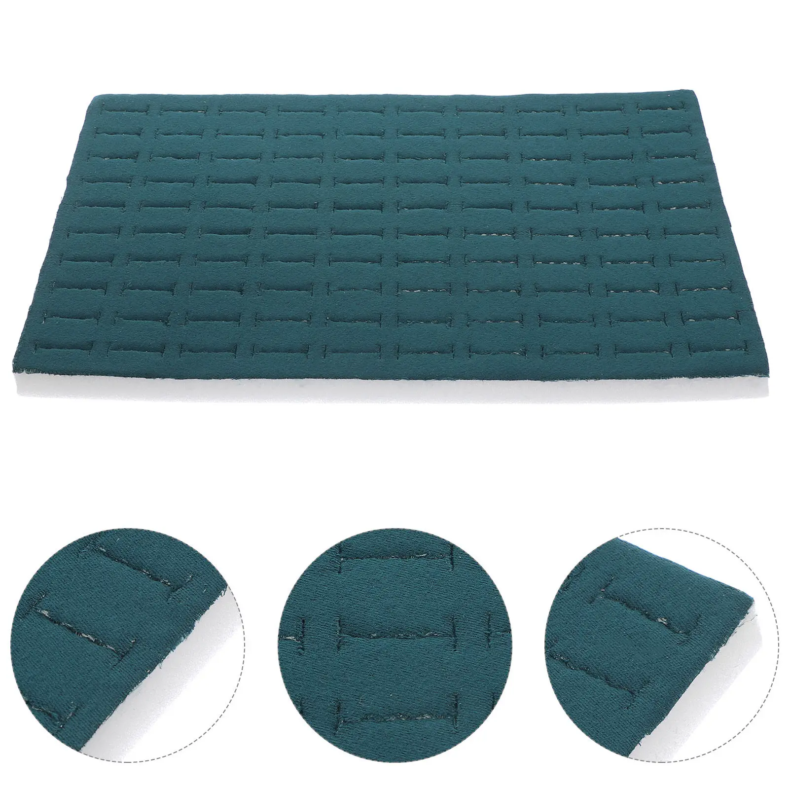 

2Pcs Sponge Rings Holder Inserts Jewelry Box Organizer Insert Compact Portable Sturdy Scratch Resistant for Rings Storage