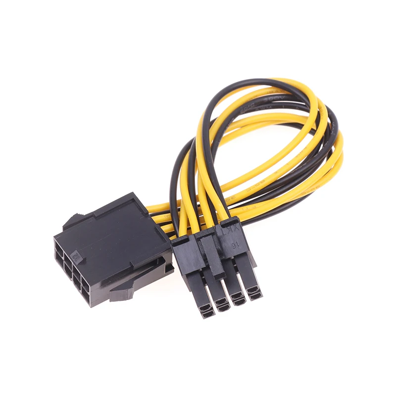 New 1pcs Adapter PCI-E CPU EPS 8 Pin To Dual 8P Power Splitter Graphics Card For Video Card For Riser Extension Cable