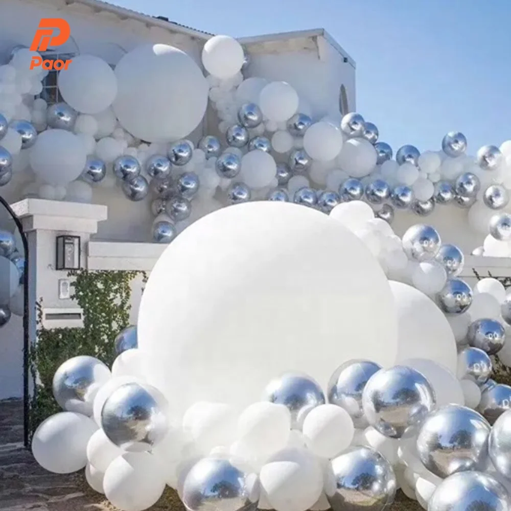 Pvc Reflective Inflatable Mirror Ball Decorative Inflatable Iridescent Hot Sealed Mirror Ball
