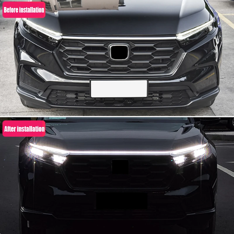 For Honda CR-V 2023-2024+ grille through light, daytime running light, dynamic hood light modification