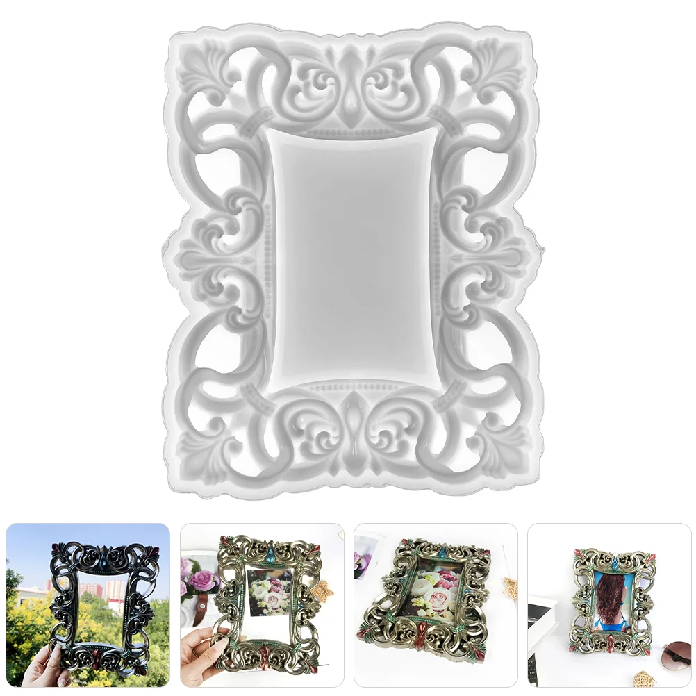 

Photo Frame Mold Silicone Craft Frames Making Epoxy DIY Crafts Supplies Silica Gel