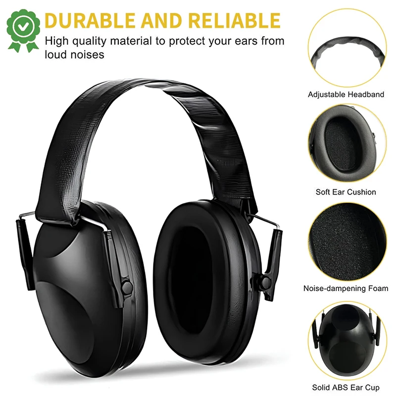 Hunting Ear Protector Earmuffs for Shooting Noise Reduction Hearing Protection Protector Tactical Soundproof Shooting Earmuffs