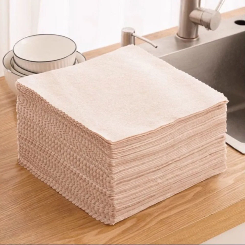 20Pcs Eco=Friendly Loofah Dishcloth Oil Absorbing Natural Cleaning Sponge For Kitchen Dishes Countertops Fast Drying Scrubber