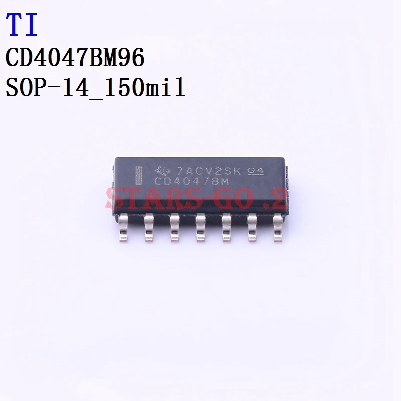 5PCS CD4047BE CD4047BM96 CD4047BPWR TI Logic ICs