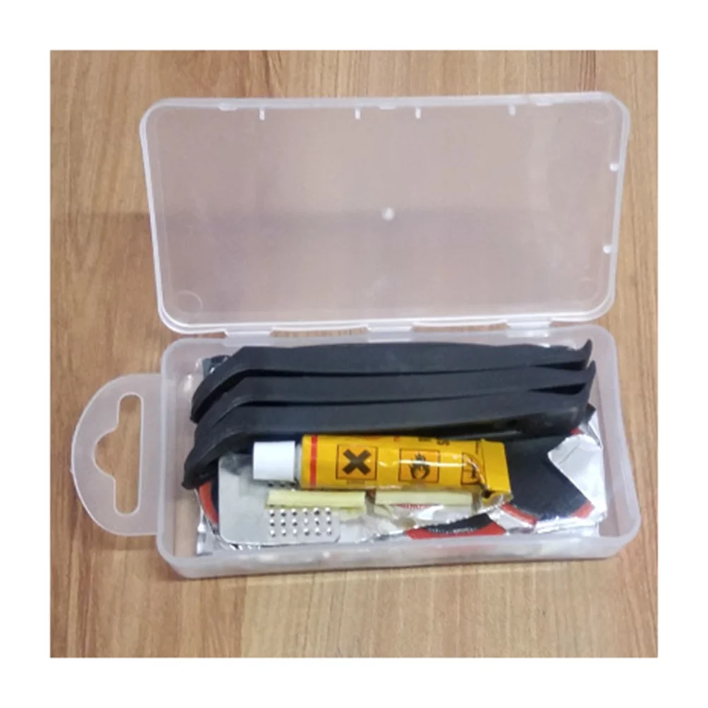 

Bike Tire Repair Kit Portable Compact Bicycle Fixing Tool Set for All Bikes Outdoor Sports Travel Home Use Essential