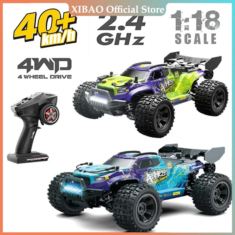 

1:18 40km/h Brushless RC Drift Car With LED Lights 4WD Electric High Speed Racing Remote Control Monster Truck for Kids Adults