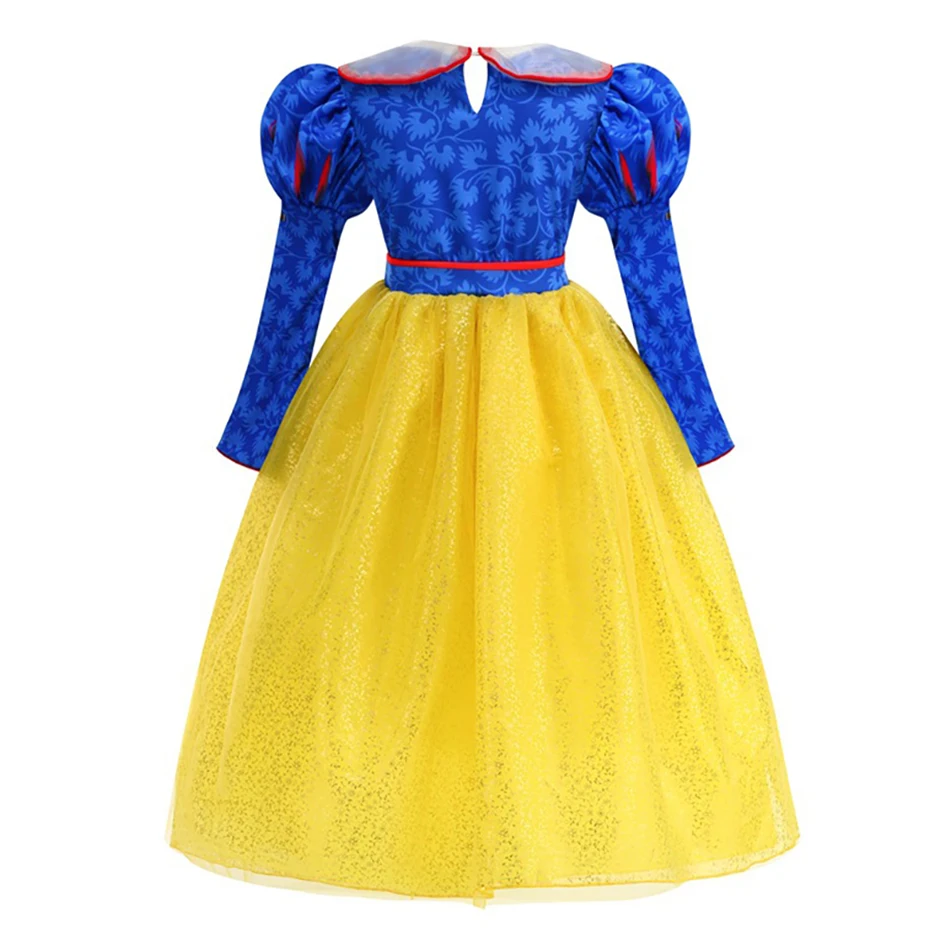 أزياء الهالوين للأطفال فساتين الأميرة سنو وايت عيد الميلاد كرنفال الكرة ثوب الطفل الملكة تأثيري ملابس الفتيات فستان الحفلات